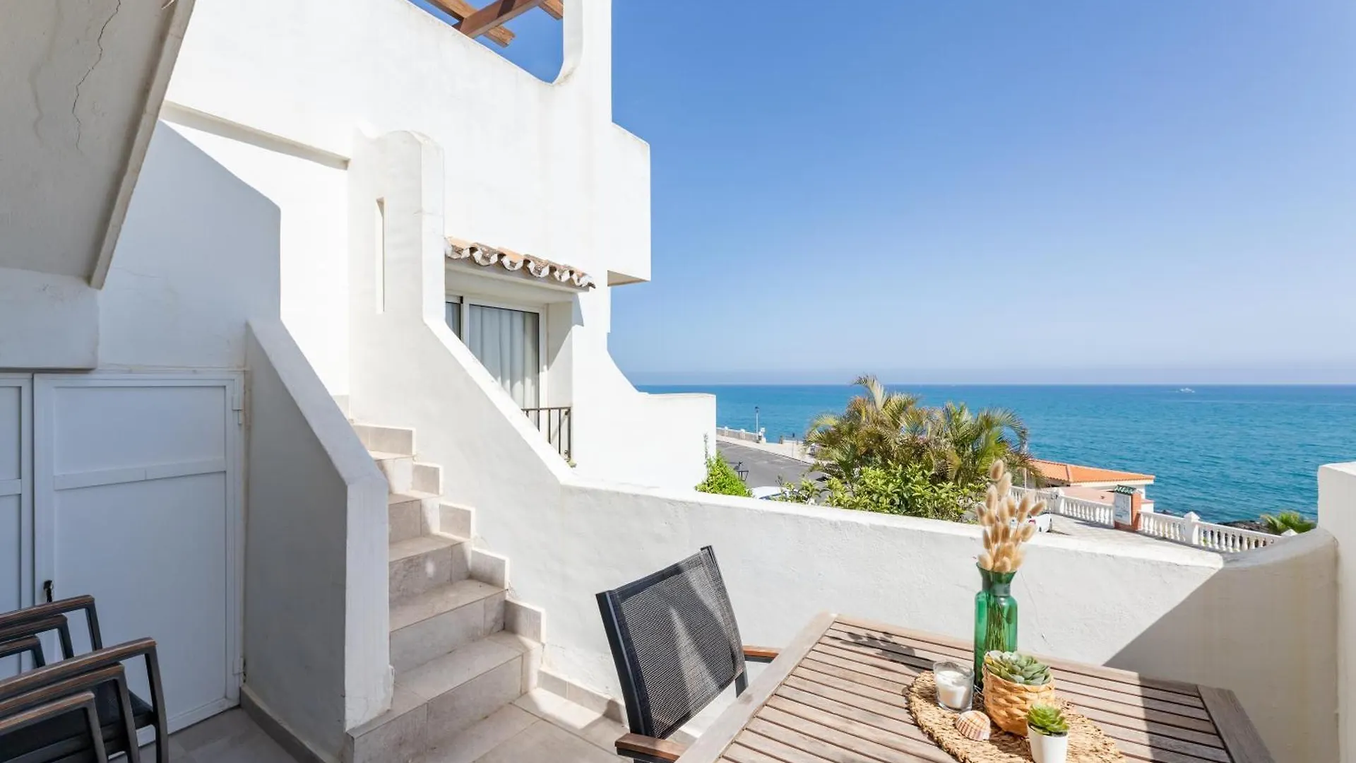 Vb Beachfront 2Bdr Duplex With Bbq Benalmadena Apartment
